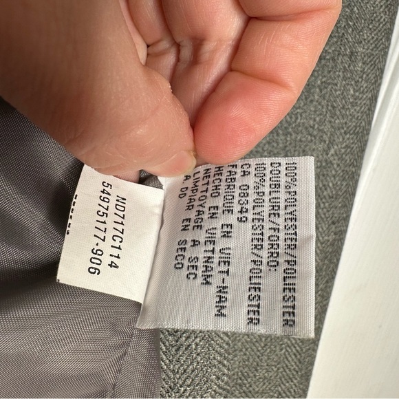 Le Suit Blazer Grey Size 6 - Picture 13 of 16